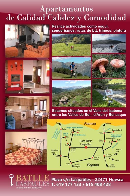 Apartamentos Turisticos Batlle Laspaúles מראה חיצוני תמונה